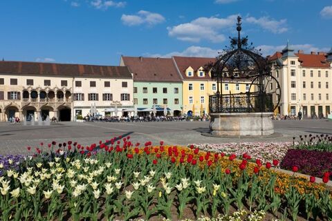 Hauptplatz mit Eisernerm Brunnen