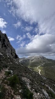 Photo de Giuseppe Deiana le long du parcours
