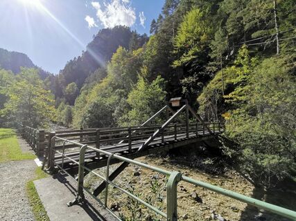 Brücke beim Kraftwerk Stierwaschboden