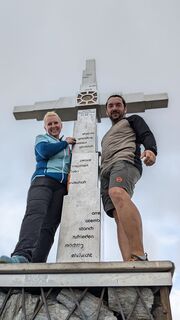 Foto von Klaus Lehner entlang der Tour