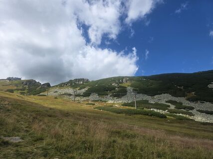Foto von Grażyna entlang der Tour