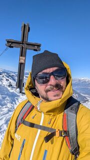 Foto von Klaus Lehner entlang der Tour
