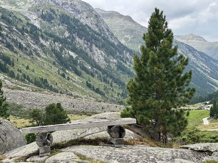 Photo de Peter Vogt le long du parcours