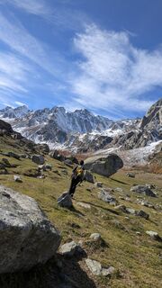 Foto de Margherita Polini a lo largo del recorrido