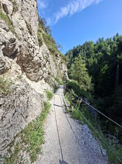 Photo de Christine Herrmann le long du parcours