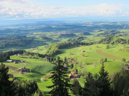 Aussicht von Guggershorn - Wanderung Guggisberg - Rüschegg
