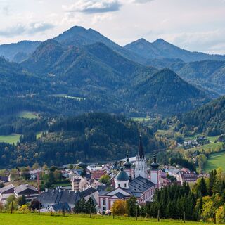 Blick auf Mariazell