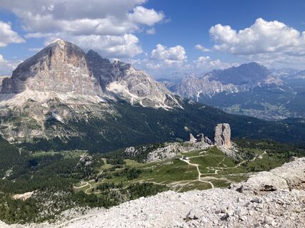 Foto von Marilena Locatelli entlang der Tour