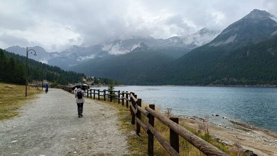 Foto von Maurizio Dell'acqua entlang der Tour