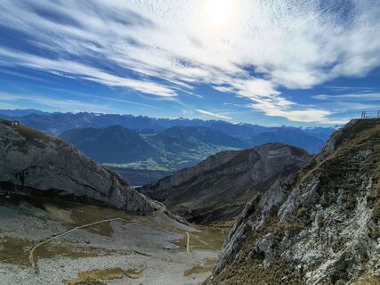 Foto von Denise Lüthi entlang der Tour