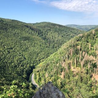 Blick vom Elisabethfelsen