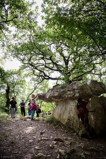 Dolmen und Kinder
