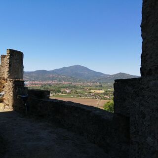Panoramablick vom Angiosturm des Archäologischen Parks Elea/Velia