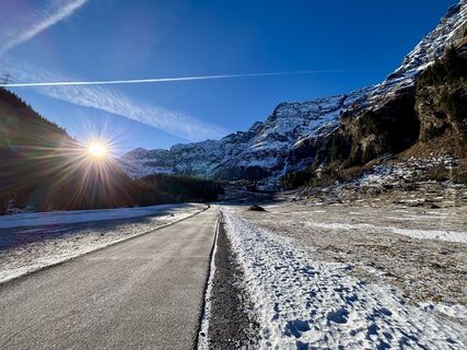 Foto von Jürg Meier entlang der Tour