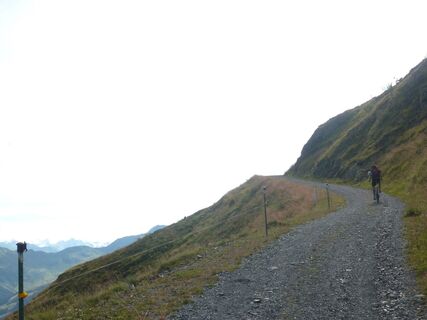 Zuletzt etwas steilere Auffahrt zum Reichkendlkopf