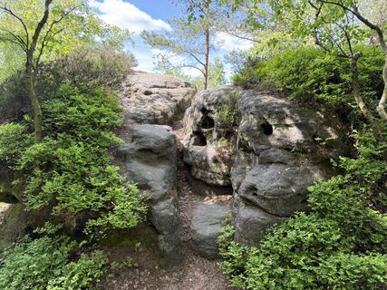 Foto de Norbert Herbig a lo largo del recorrido