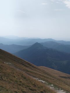 Photo de Daniele Berini le long du parcours