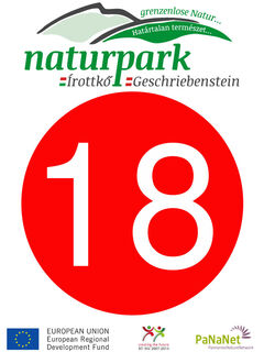 Wegemarkierung "18"