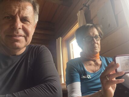 Foto von Dietmar Reuter entlang der Tour