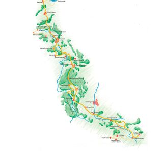 Karte Pilgerweg Loccum Volkenroda