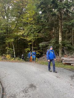 Foto de Andreas Grund a lo largo del recorrido