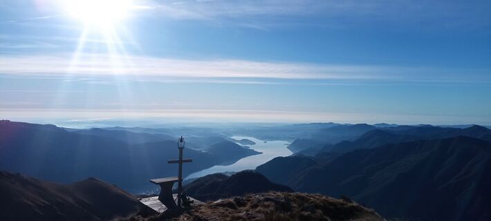 Zdjęcie z Paolo Piralla wzdłuż trasy