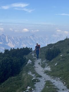 Foto von Sabine Monay entlang der Tour