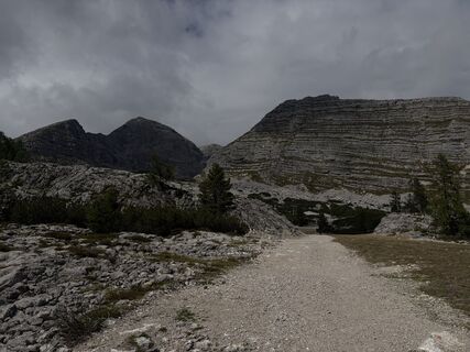 Foto de Mario Eckmayr a lo largo del recorrido