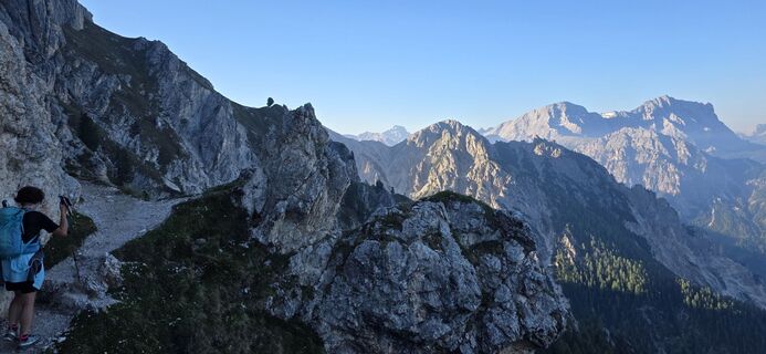 Photo de Franz Frenner le long du parcours