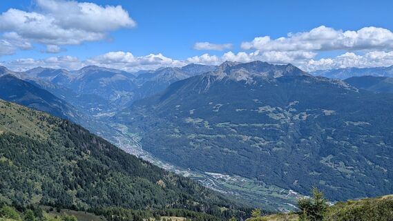 Photo de Stefano Manzoni le long du parcours