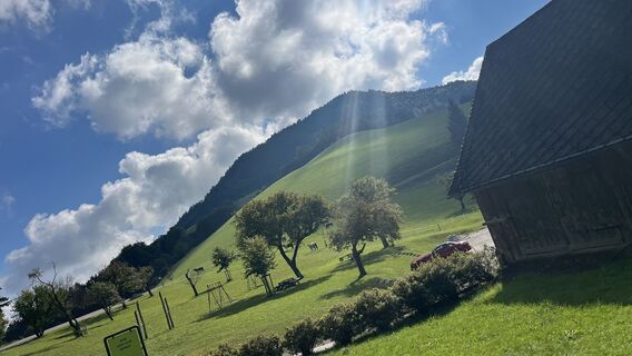 Foto de Sabine Offenberger a lo largo del recorrido