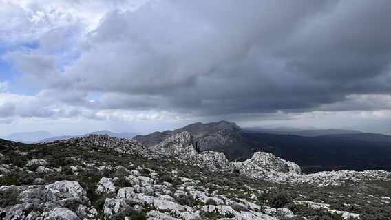 Photo de Giuseppe Deiana le long du parcours