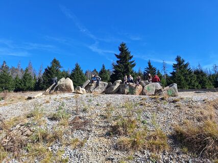 Foto från Dennis Hübner under resans gång