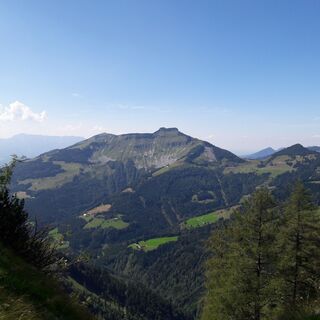 Aussicht auf Schlenken und Schmittenstein