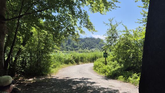 Foto von Paul Amrein entlang der Tour