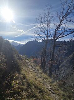 Foto de Erika Diemer a lo largo del recorrido