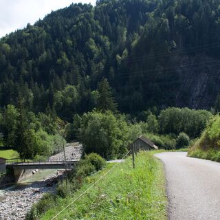 Weg vor Zollhaus - Alpenpanoramaweg Etappe 19