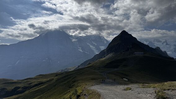 Foto von Andy Hills entlang der Tour