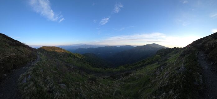 Foto de Roberto Gadoni a lo largo del recorrido