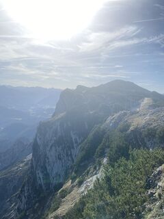 Foto von Caroline Hutter entlang der Tour