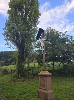 Photo de Michel Kennel le long du parcours