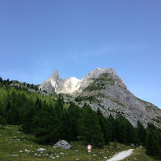 Blick vom Parkplatz