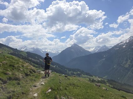 Foto von Frank rappold entlang der Tour