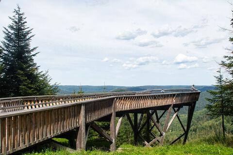 Vom Ellbachseeblick hat man auch einen herrlichen Blick in den Nordschwarzwald
