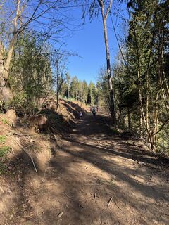 Foto von Bernhard Koller entlang der Tour