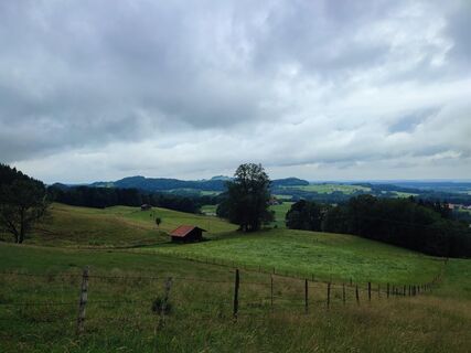 Aussicht in den Rupertiwinkel von Hochöd aus