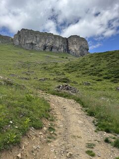 Foto von Andrea Omlin entlang der Tour