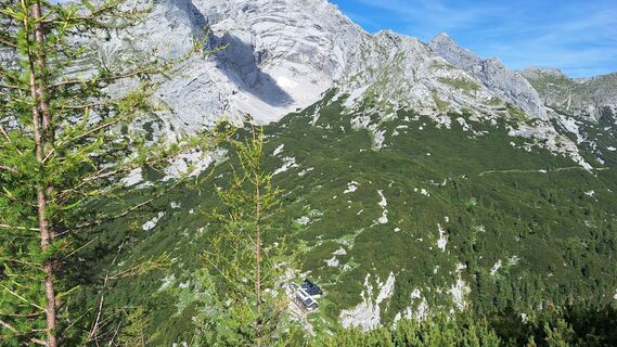 Foto von Erika Gärber entlang der Tour