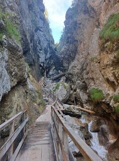 Foto de Johanna Bachlechner a lo largo del recorrido