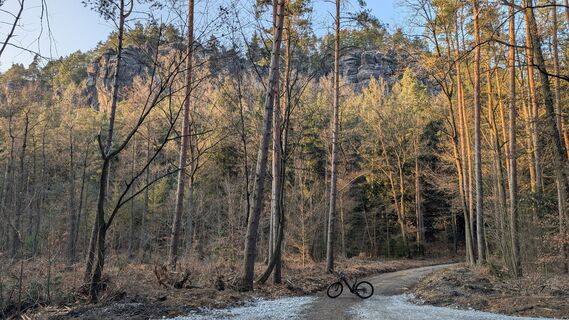 Radroute am Großen Bärenstein